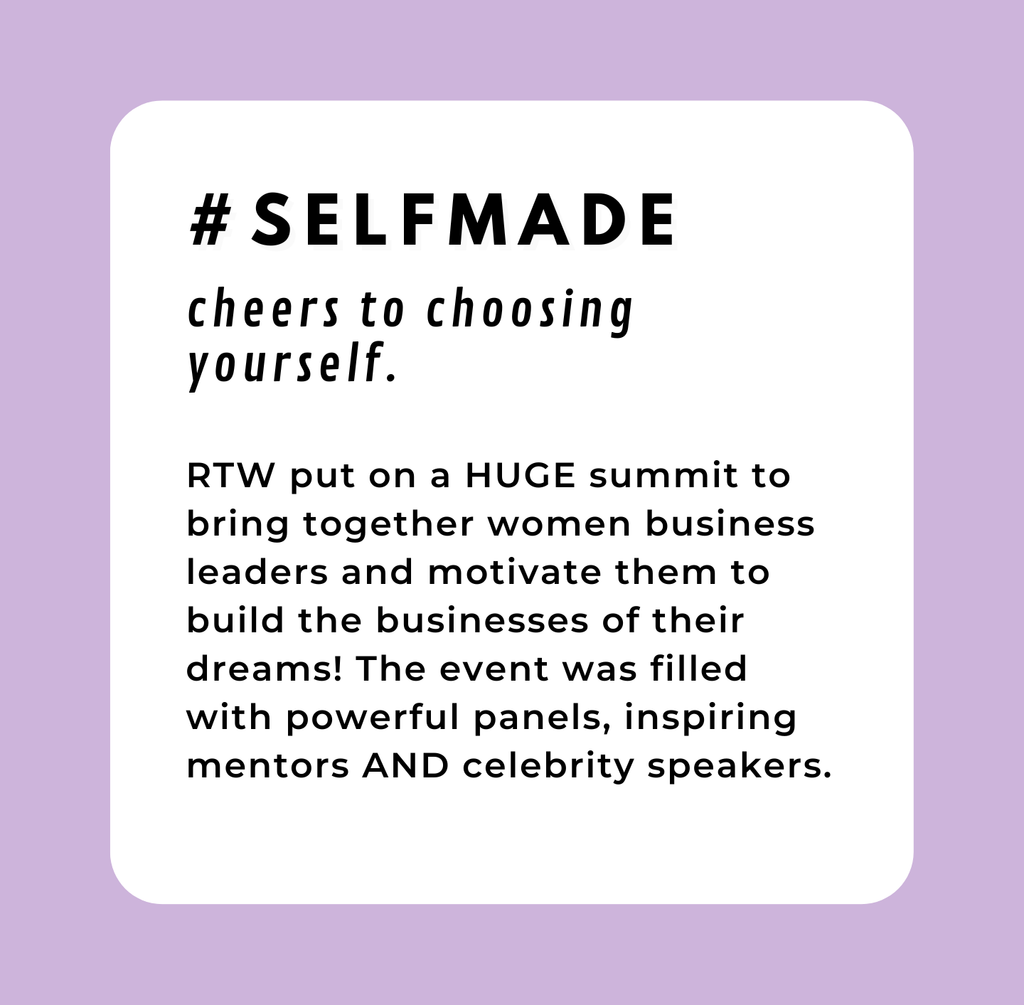 Run the World Self Made Summit 2022 event description